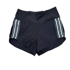 Athleta Shorts Women Athletic Stretch High Rise Pockets Running Fitness Black 0